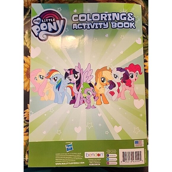 My Little Pony Jumbo Coloring & Activity Book Color 96 Pages Green - Picture 2 of 2